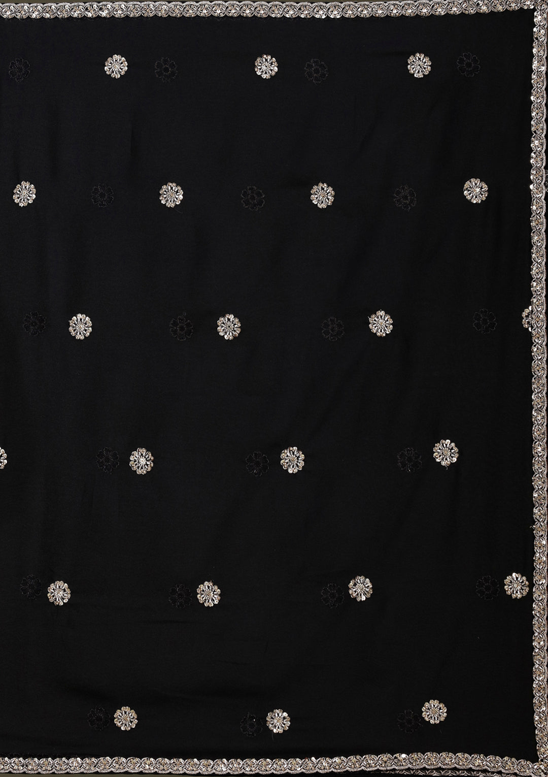 Black Sequins Tissue Readymade Salwar Suit