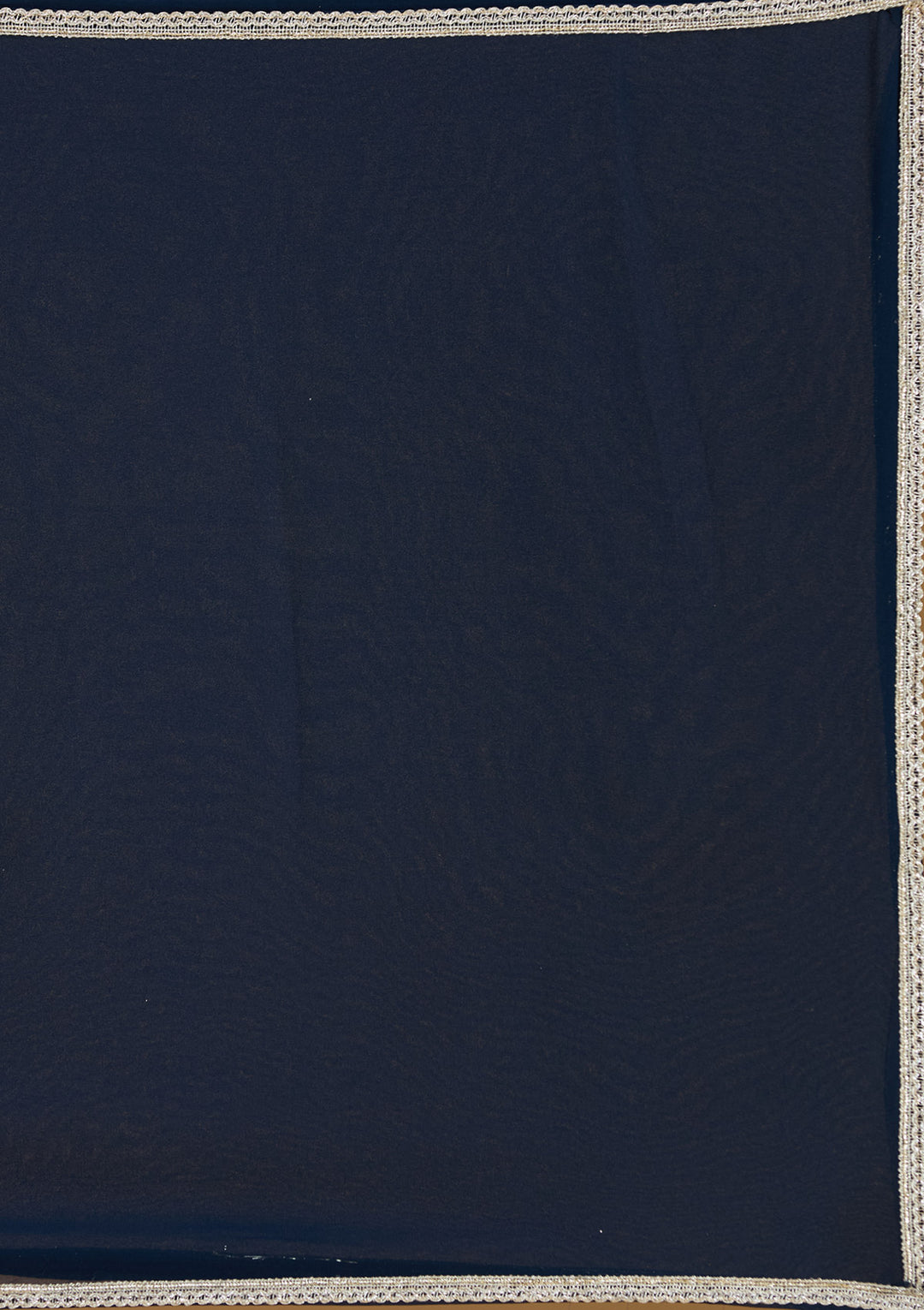 Navy Blue Threadwork Georgette Readymade Salwar Suit