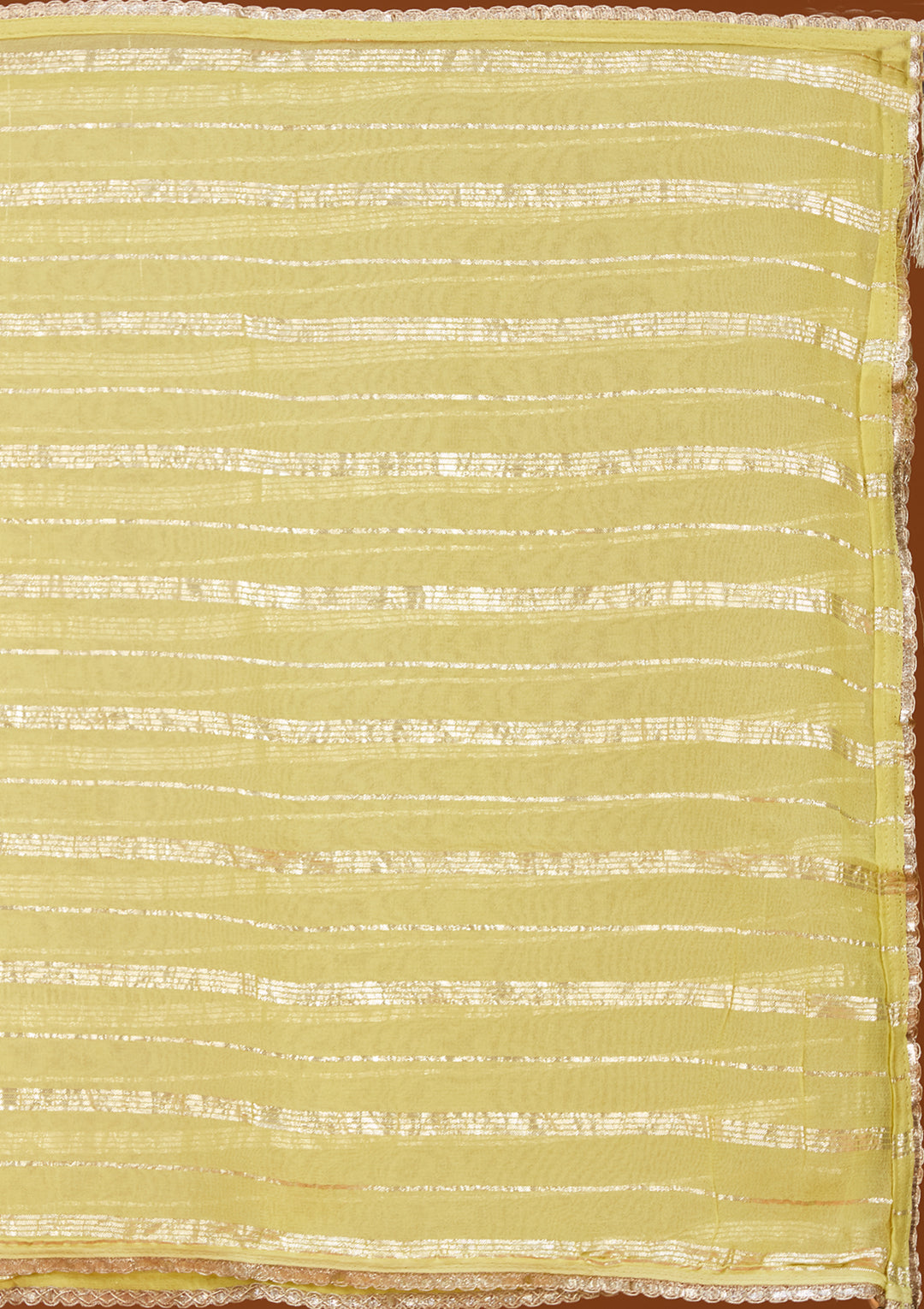Lime Green Tissue Cutdana Straight Kurta With Sharara And Dupatta