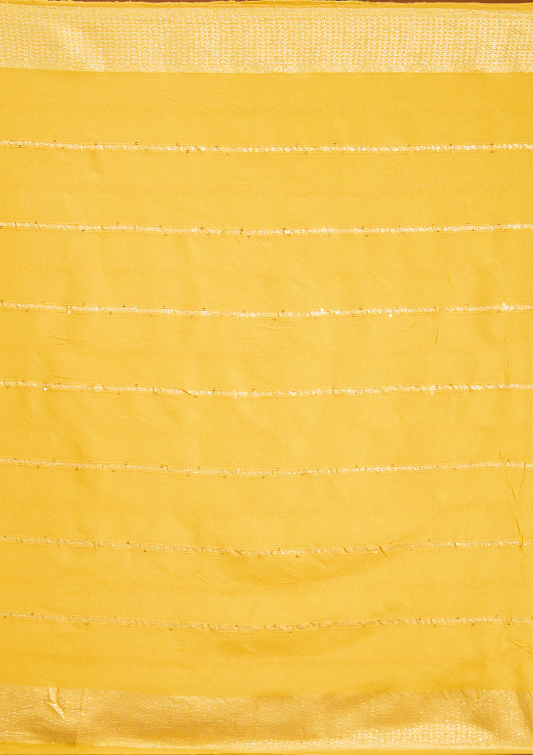 Mustard Yellow Cording Chanderi Readymade Salwar Suit