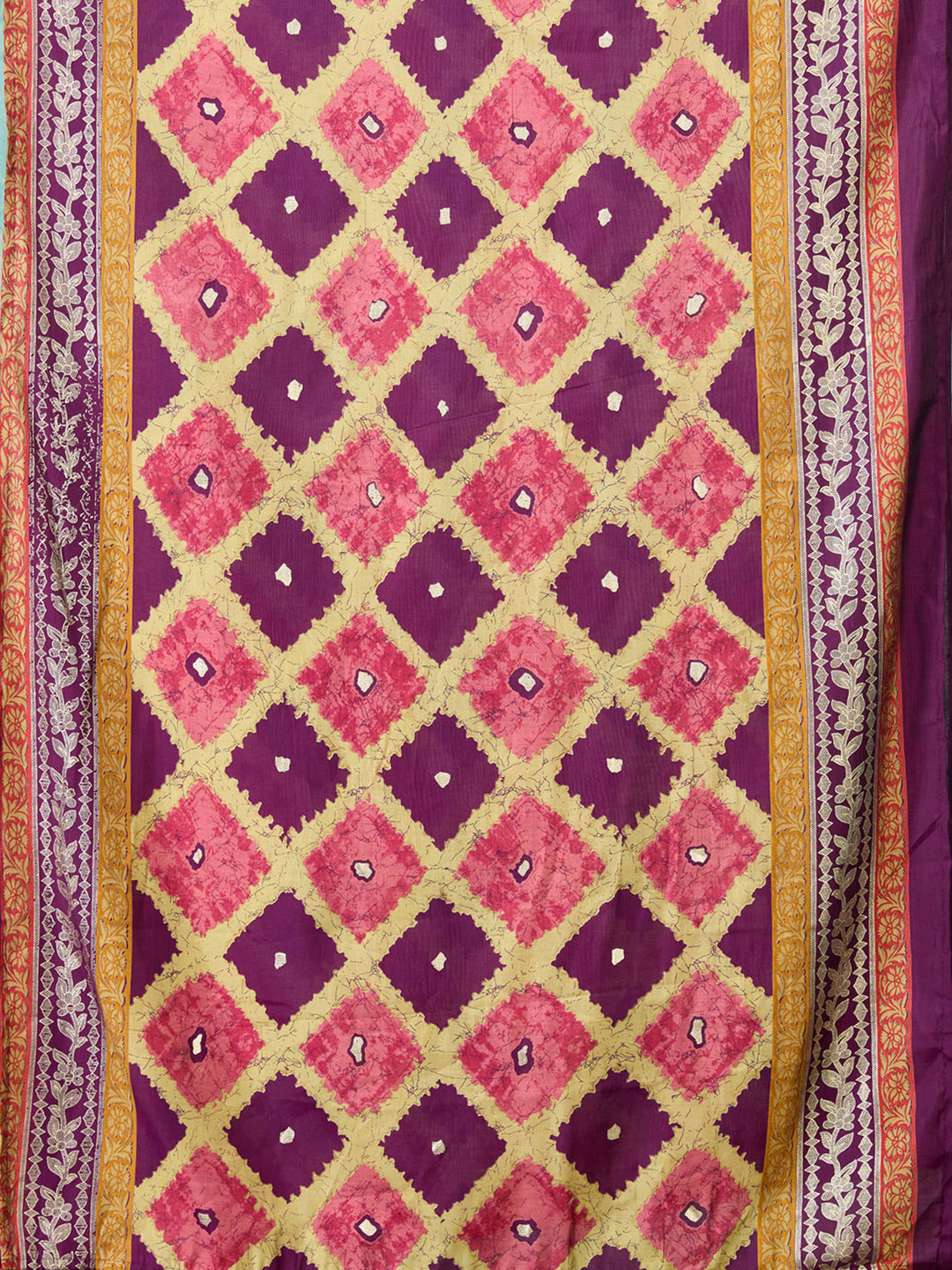Purple Zariwork Soft Raw Silk Readymade Salwar Suit