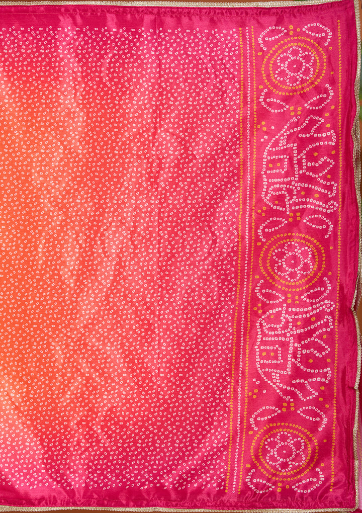 Beige Multi Brocade Threadwork Straight Kurta With Pant Regular And Dupatta