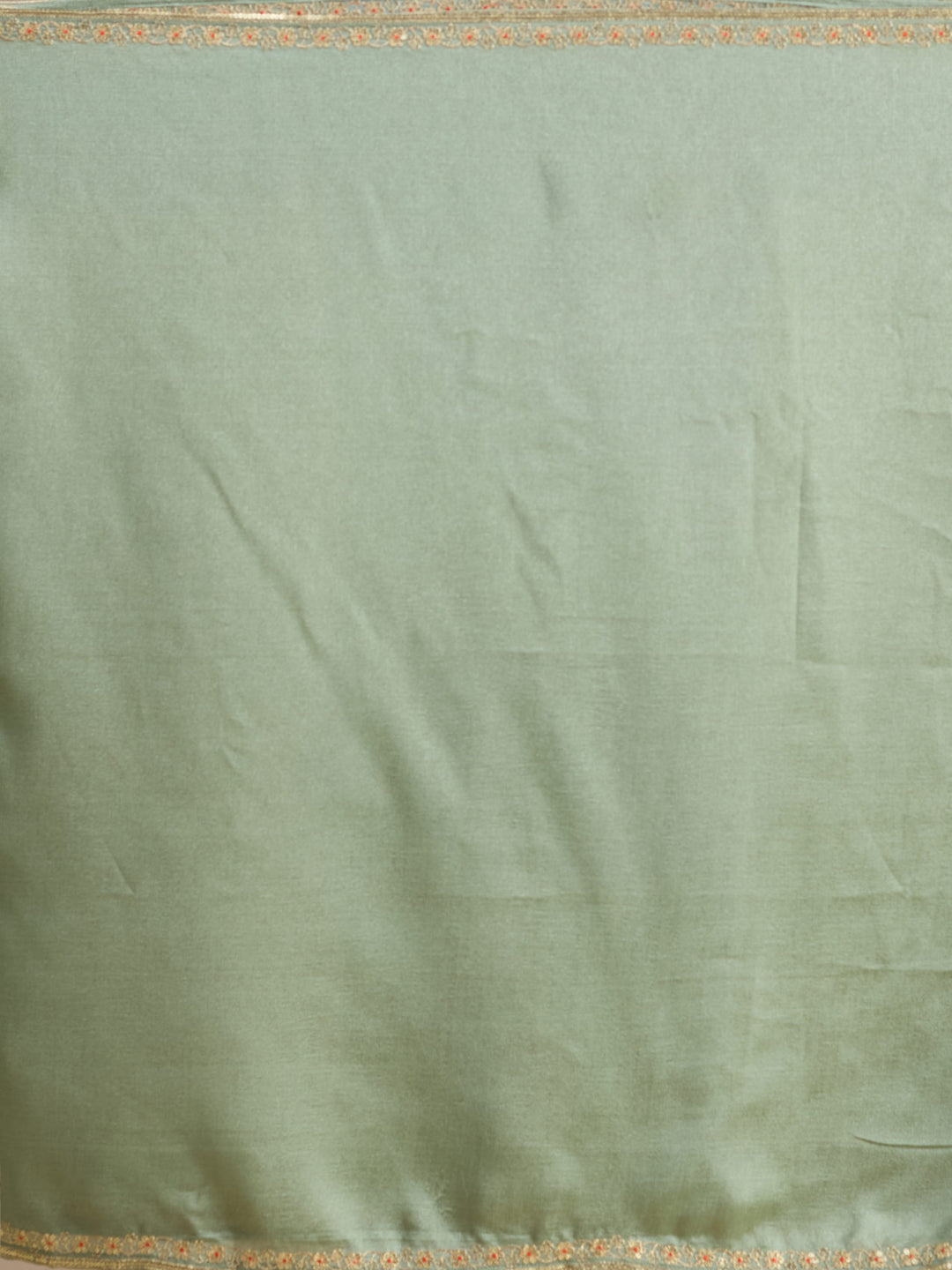 Green Soft Raw Silk Gold Zariwork Anarkali Kurta With Pant Regular And Dupatta