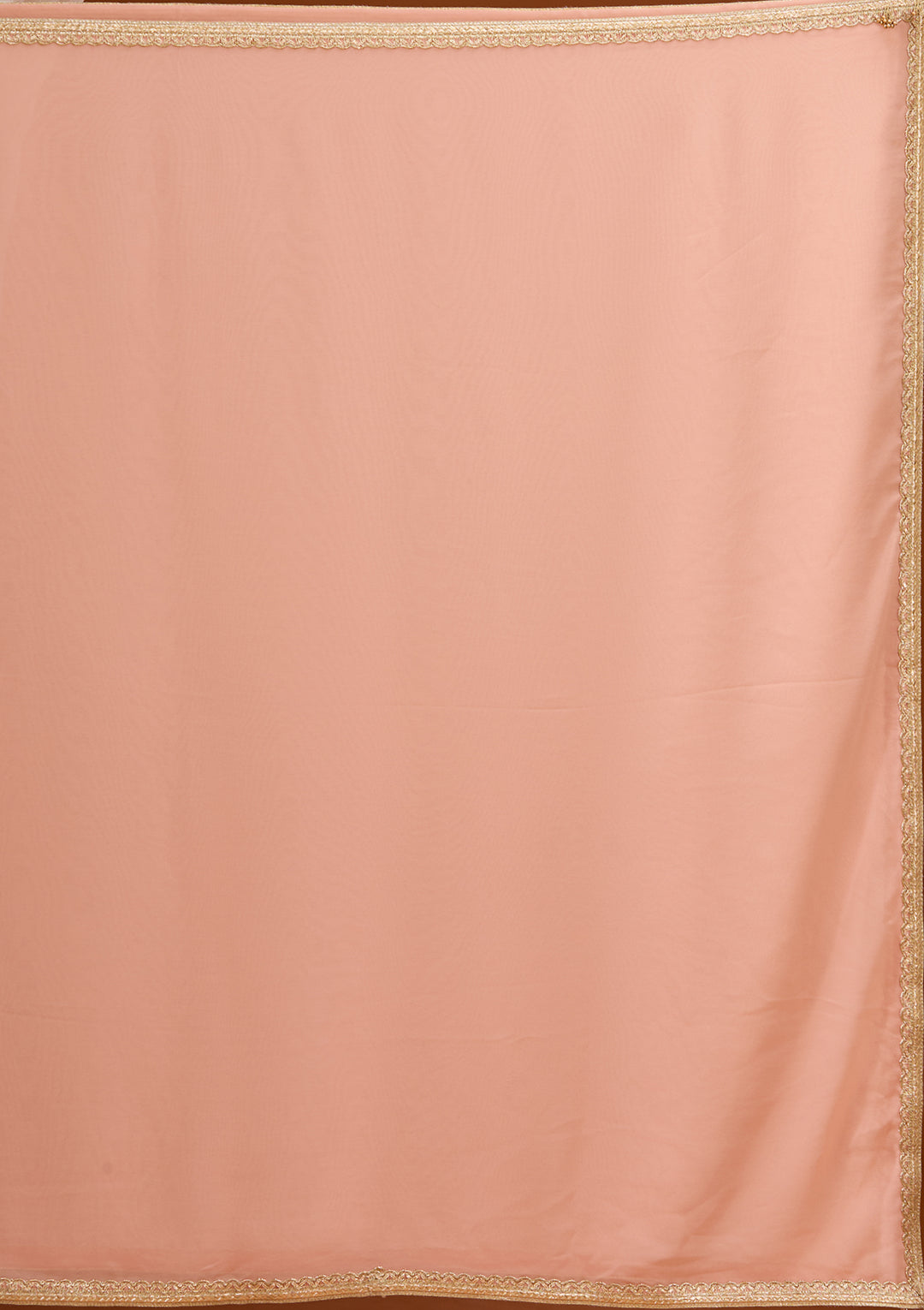 Peach Threadwork Georgette Readymade Salwar Suit