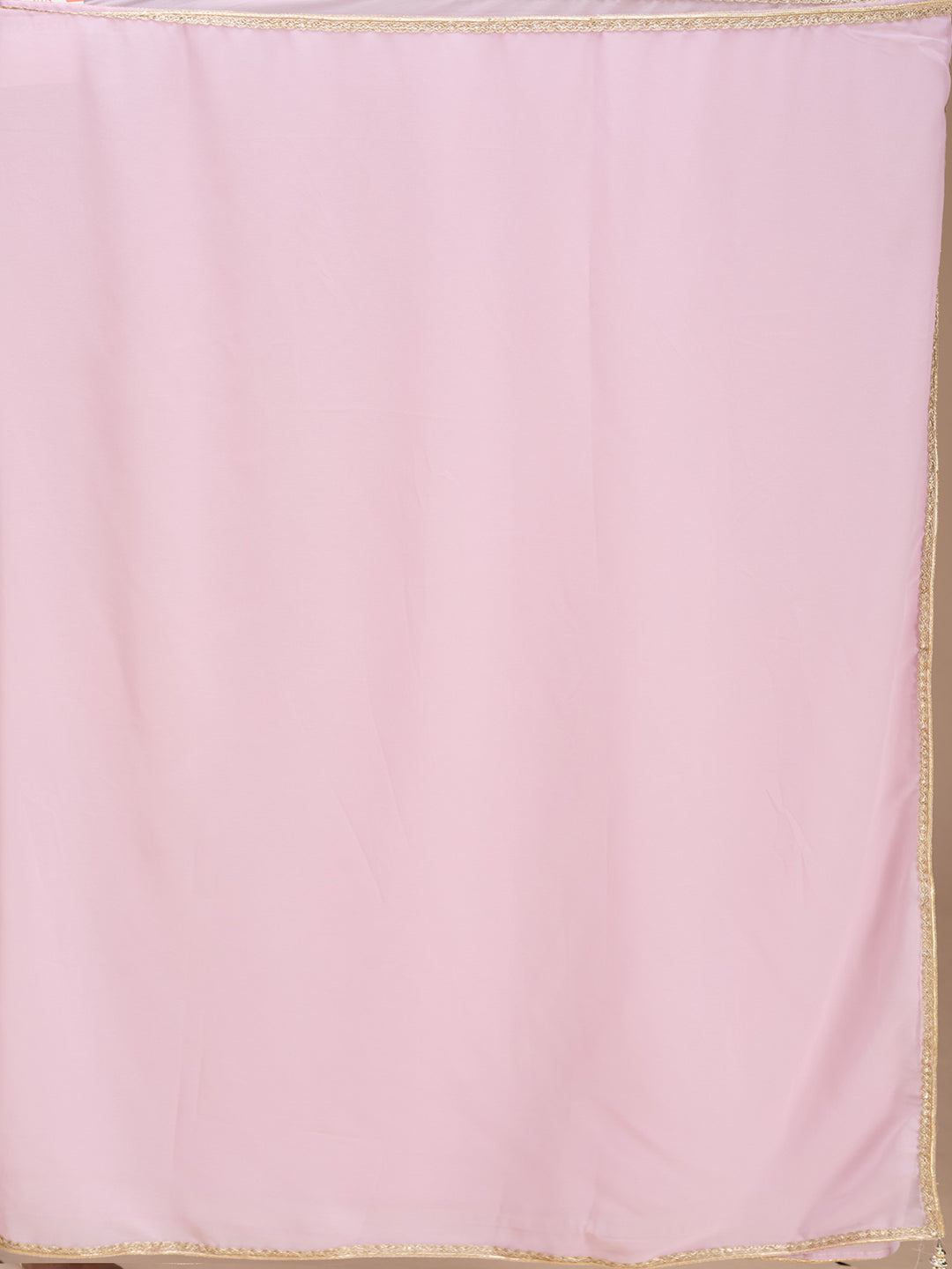 Onion Pink Cutdana Crepe Readymade Salwar Suit