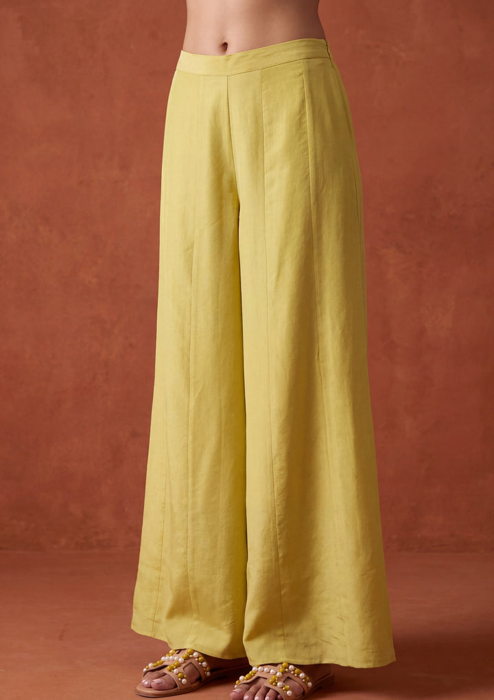 Lime Green Zariwork Chinon Readymade Salwar Suit