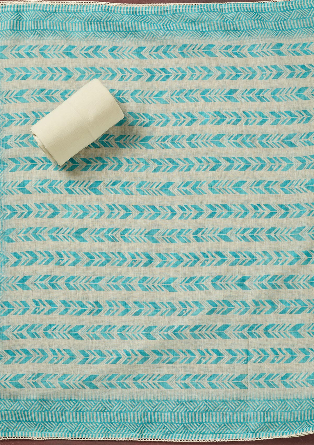 Sea Green Threadwork Cotton Unstitched Salwar Suit