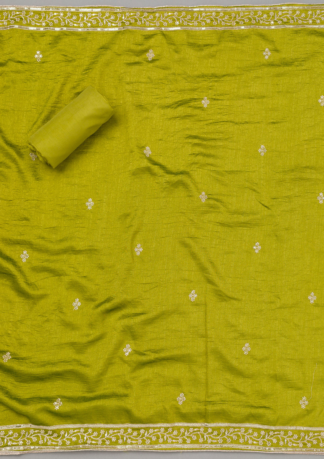 Royal Blue Zariwork Soft Raw Silk Unstitched Salwar Suit