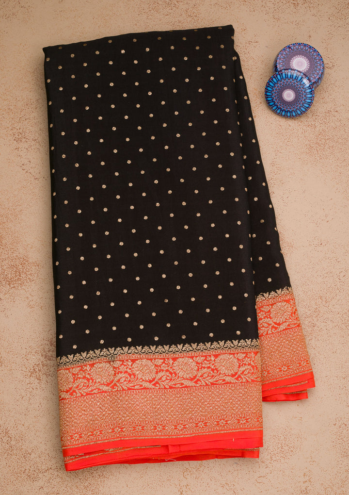 Black Zariwork Pure Silk Saree