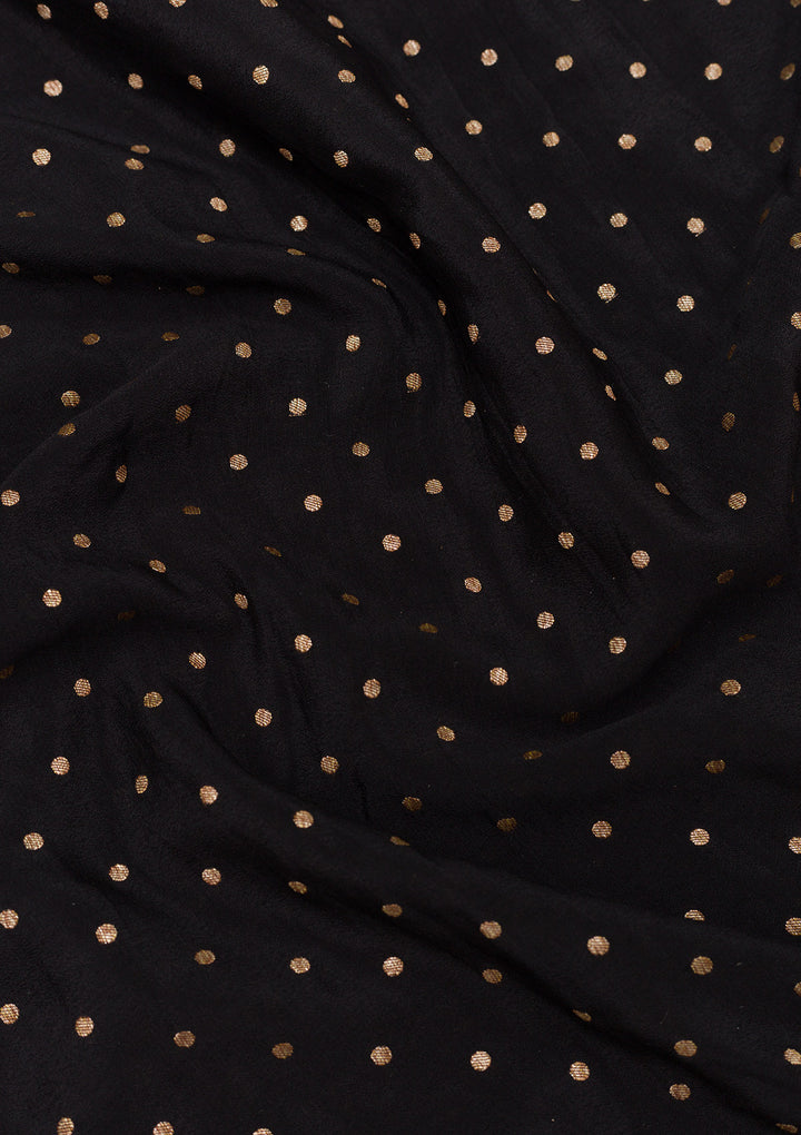 Black Zariwork Pure Silk Saree