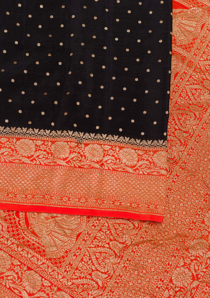 Black Zariwork Pure Silk Saree