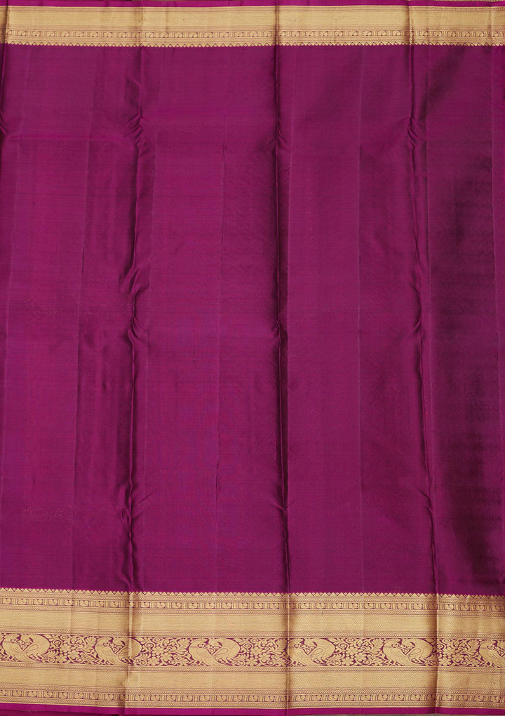 Black Silk Jaal Gold Zariwork Saree With Matching Blouse Piece
