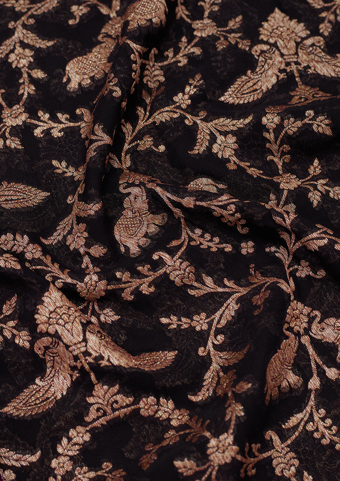 Black Zariwork Pure Silk Saree