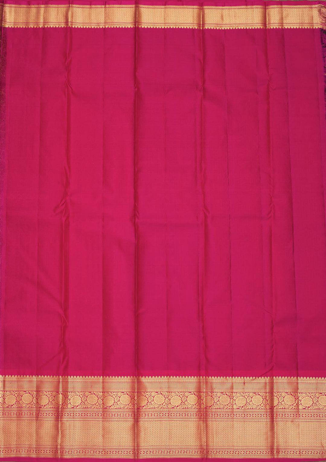 Brown Silk Jaal Gold Zariwork Saree With Matching Blouse Piece
