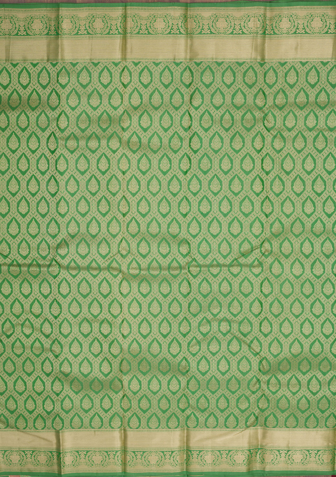 Green Zariwork Pure Silk Saree
