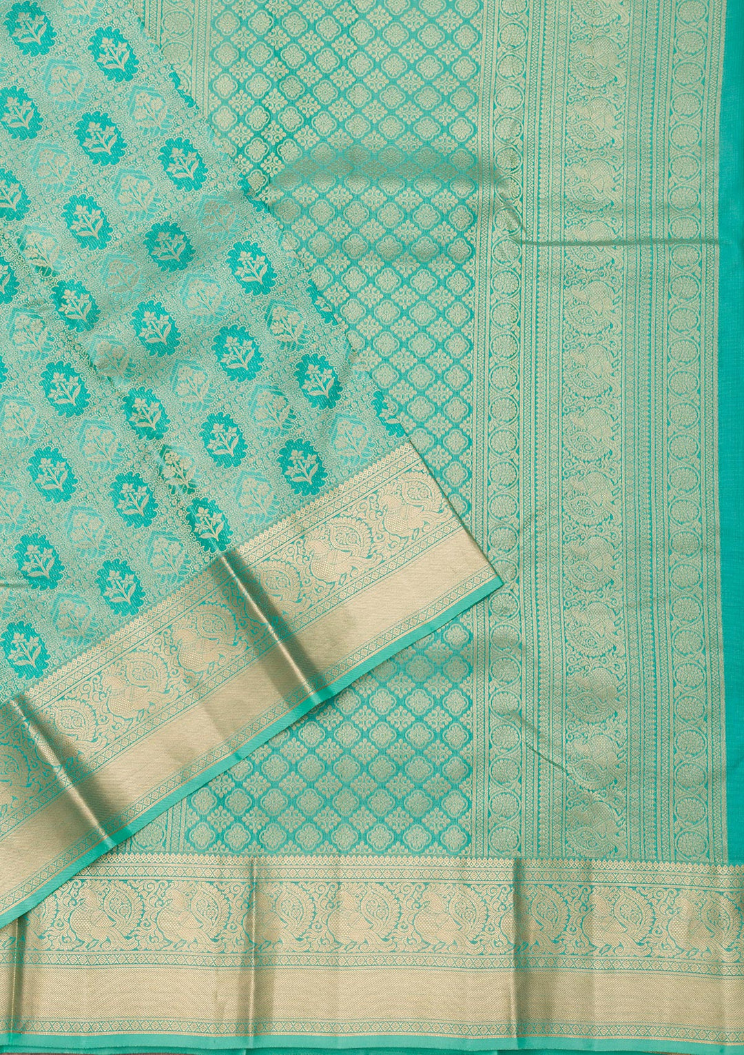 Green Zariwork Pure Silk Saree