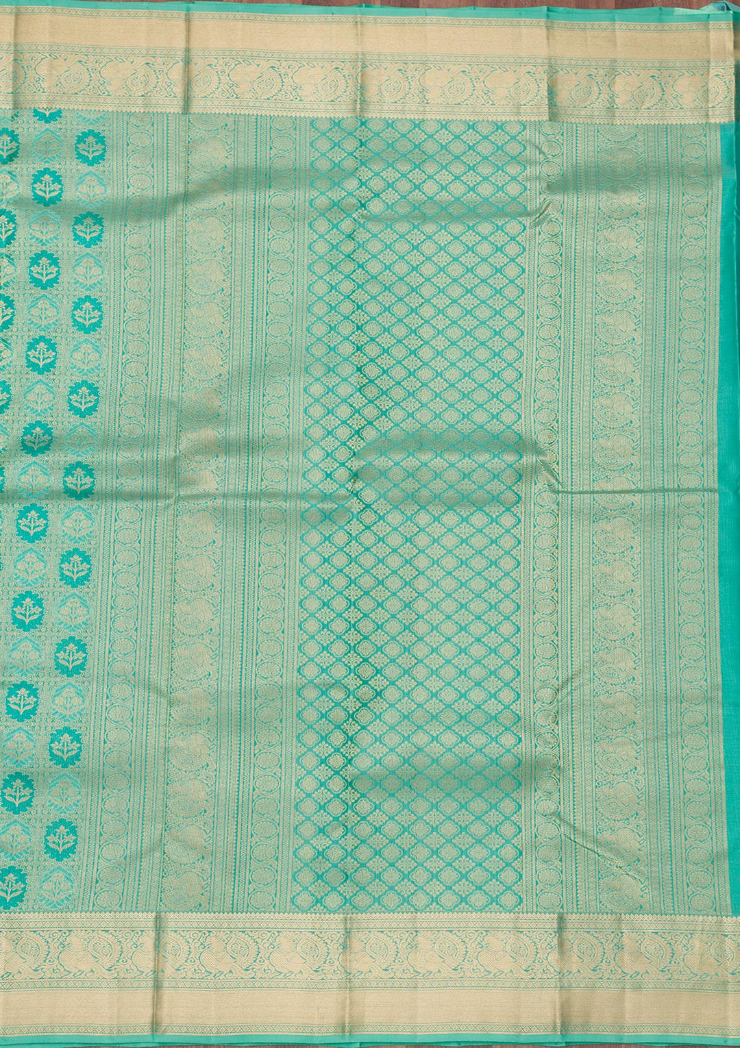 Green Zariwork Pure Silk Saree