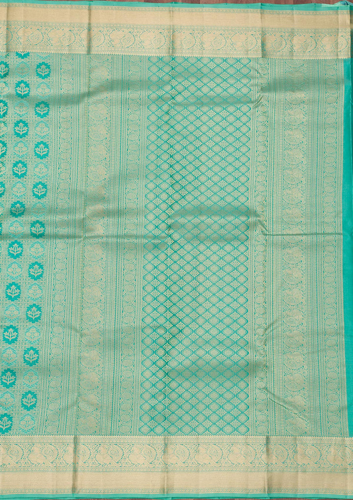 Green Zariwork Pure Silk Saree