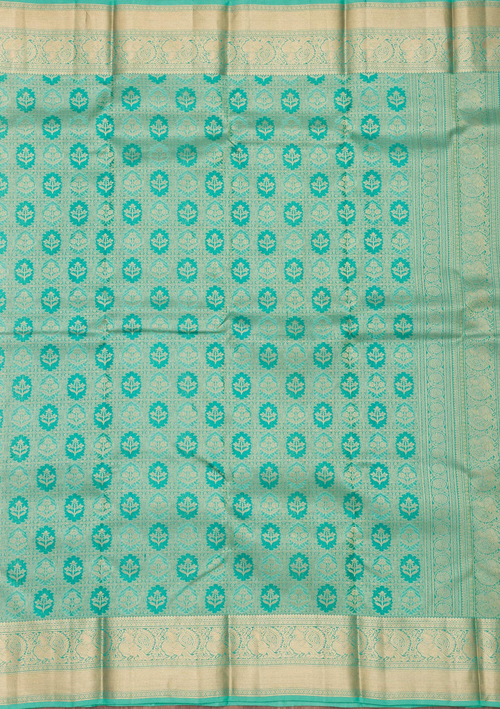 Green Zariwork Pure Silk Saree