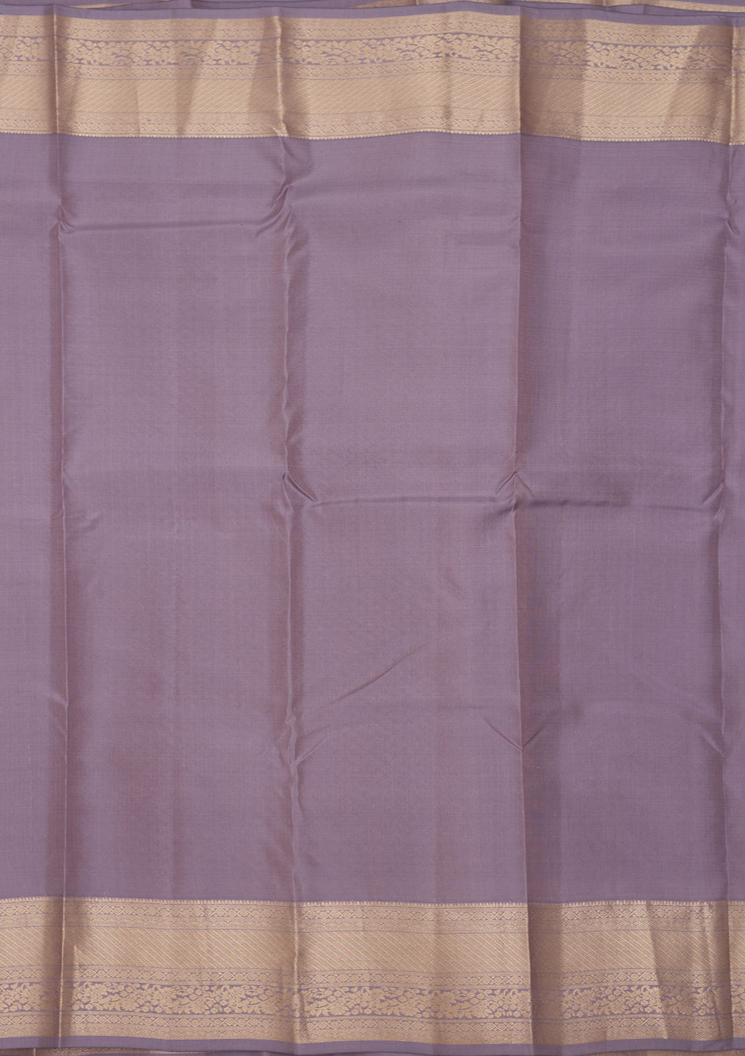 Grey Silk Jaal Gold Zariwork Saree With Matching Blouse Piece