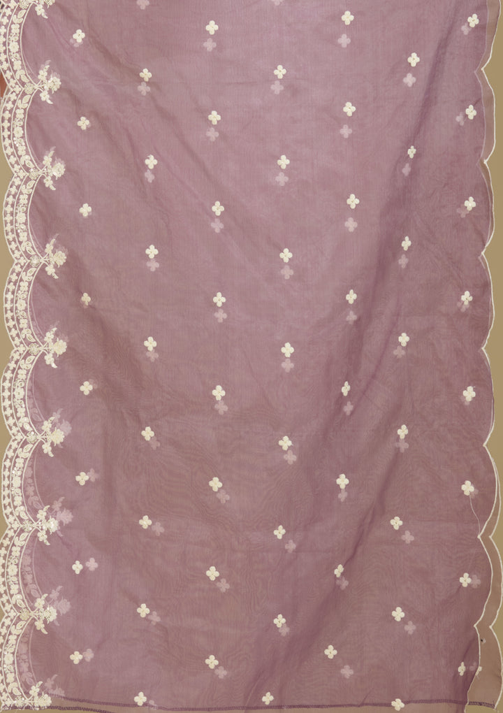 Koskii Crepe Purple Salwar Suit – Readymade Elegance