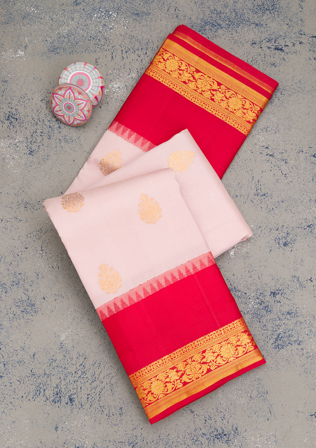 Lavender Zariwork Kanjivaram Pure Silk Saree