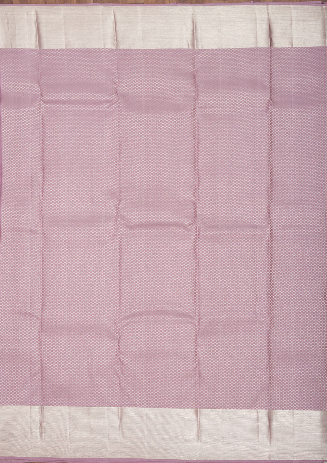 Lavender Tissue Jaal Silver Zariwork Saree With Matching Blouse Piece