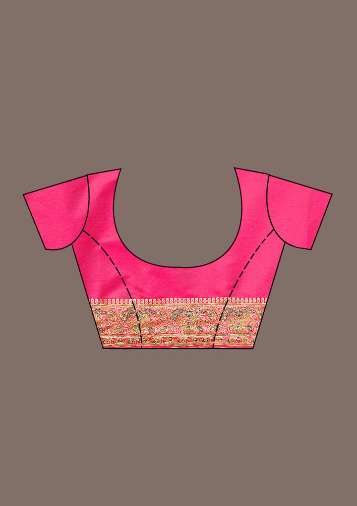 Leaf Green Cutdana Art Silk Saree