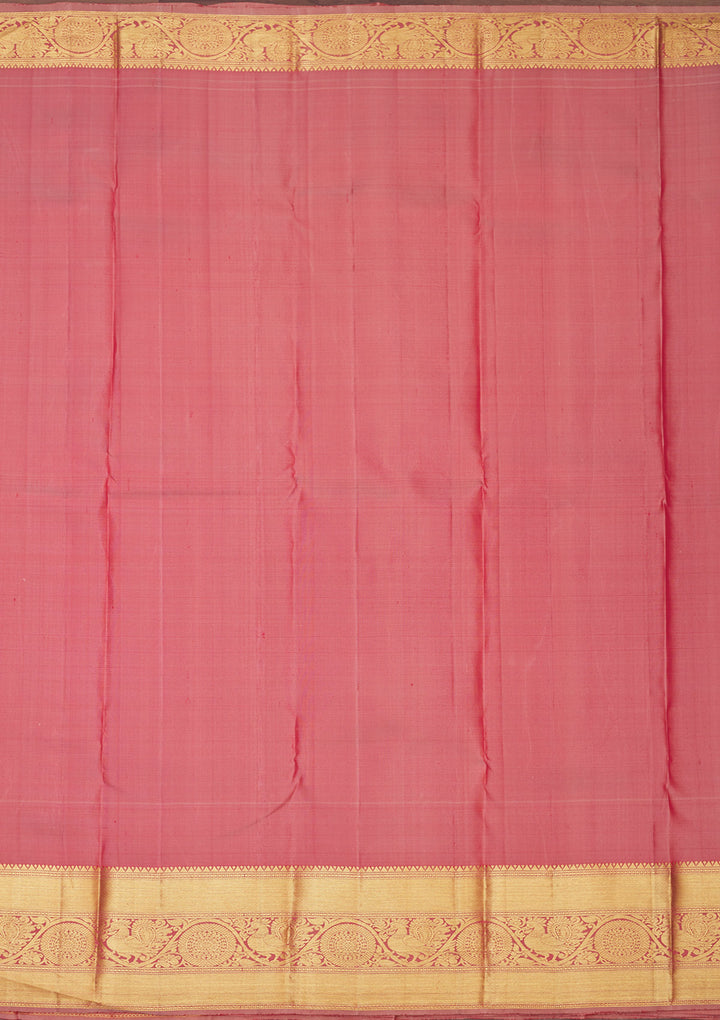 Light Brown Zariwork Pure Silk Saree