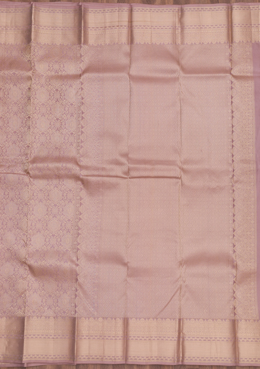 Light Grey Silk Jaal Saree With Matching Blouse Piece