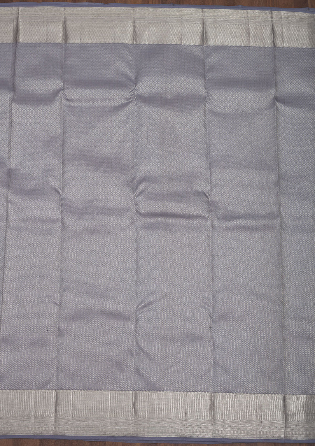 Light Grey Silk Jaal Saree With Matching Blouse Piece