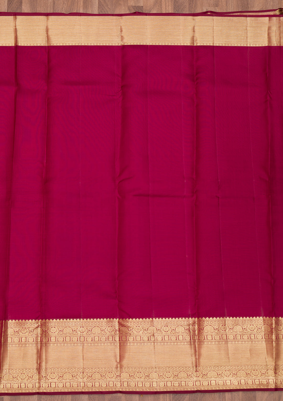 Red Silk Jaal Saree With Matching Blouse Piece