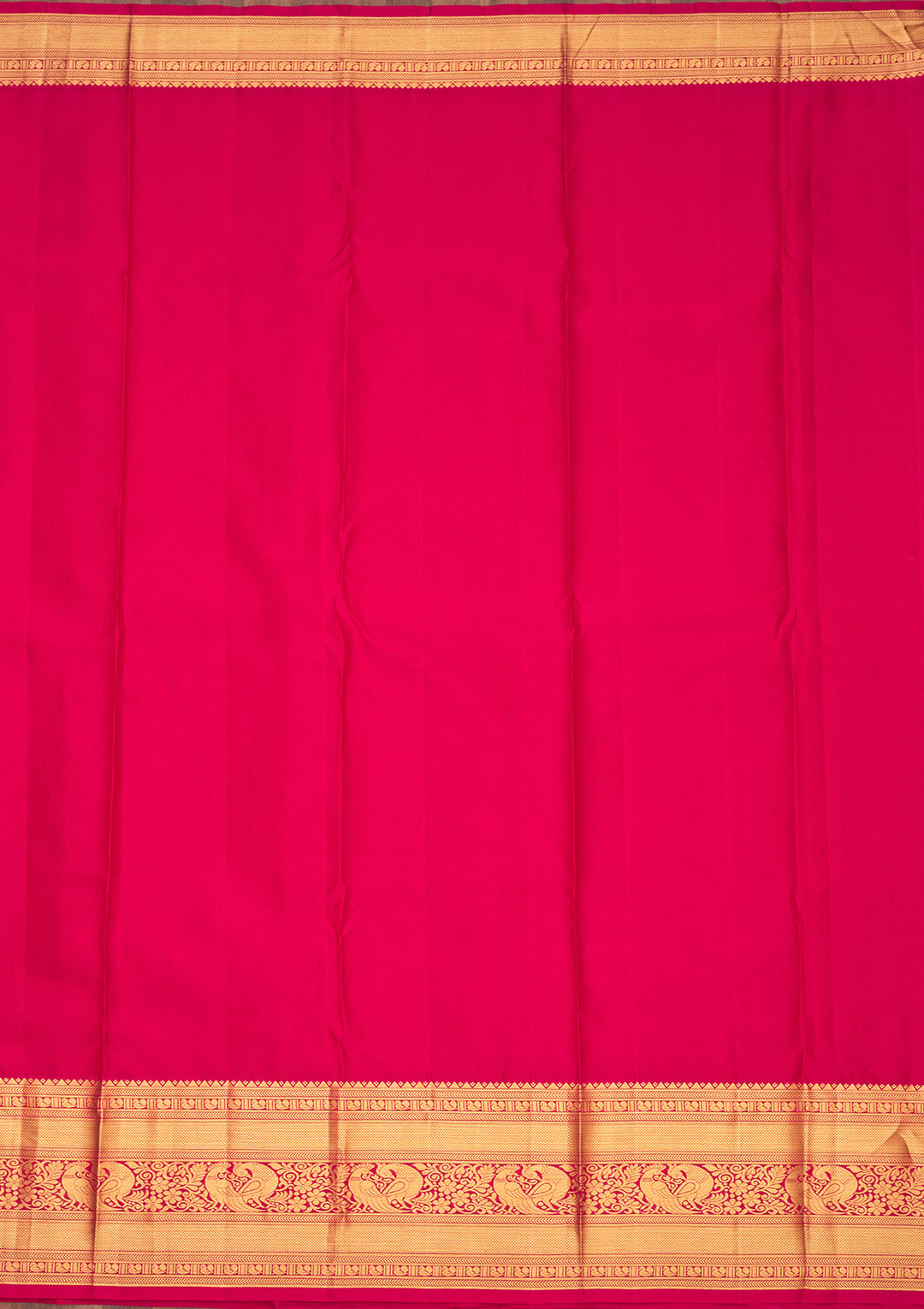 Maroon Silk Jaal Gold Zariwork Saree With Matching Blouse Piece