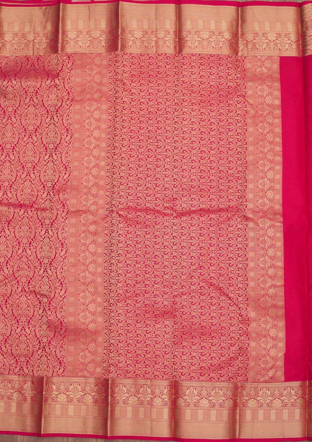 Maroon Zariwork Pure Silk Saree