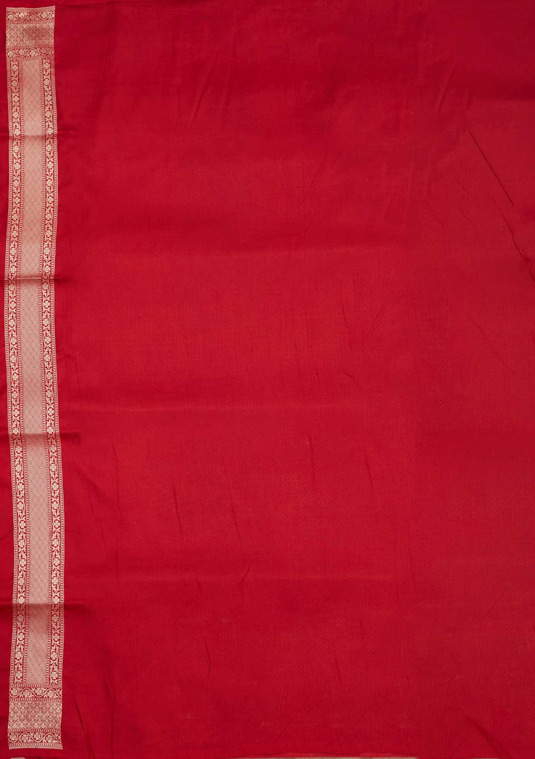 Maroon Silk Jaal Zariwork Saree With Matching Blouse Piece