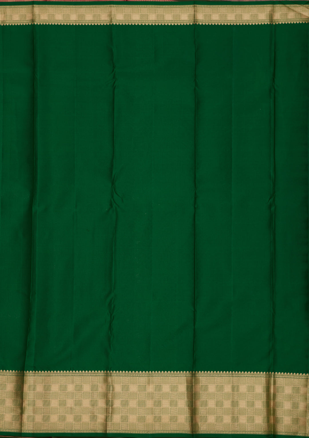 Maroon Silk Jaal Gold Zariwork Saree With Matching Blouse Piece