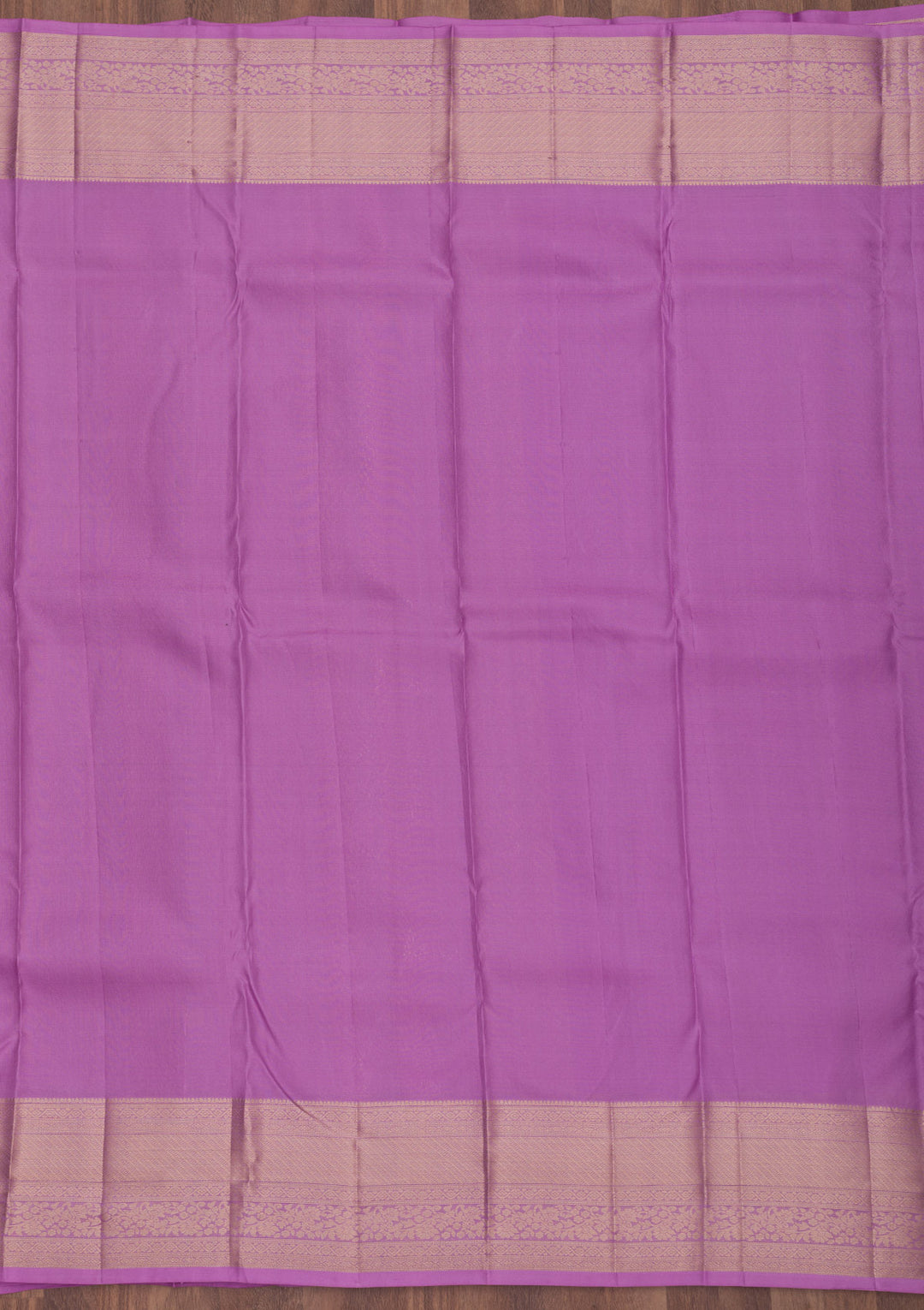 Mauve Silk Jaal Gold Zariwork Saree With Matching Blouse Piece