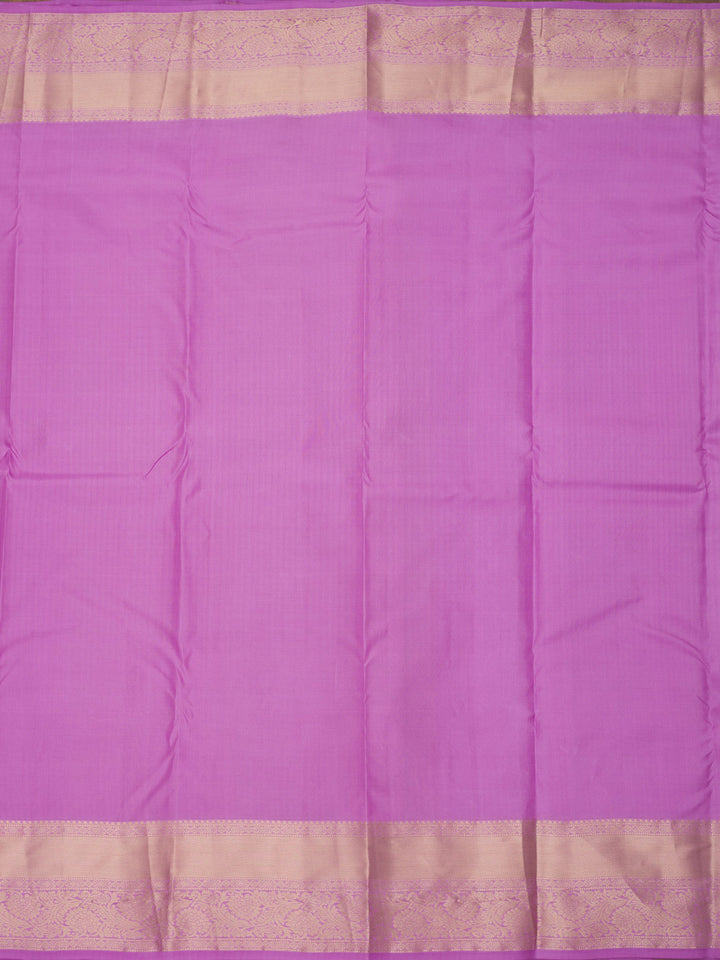 Mauve Pure Silk Jaal Zariwork Saree With Matching Blouse Piece