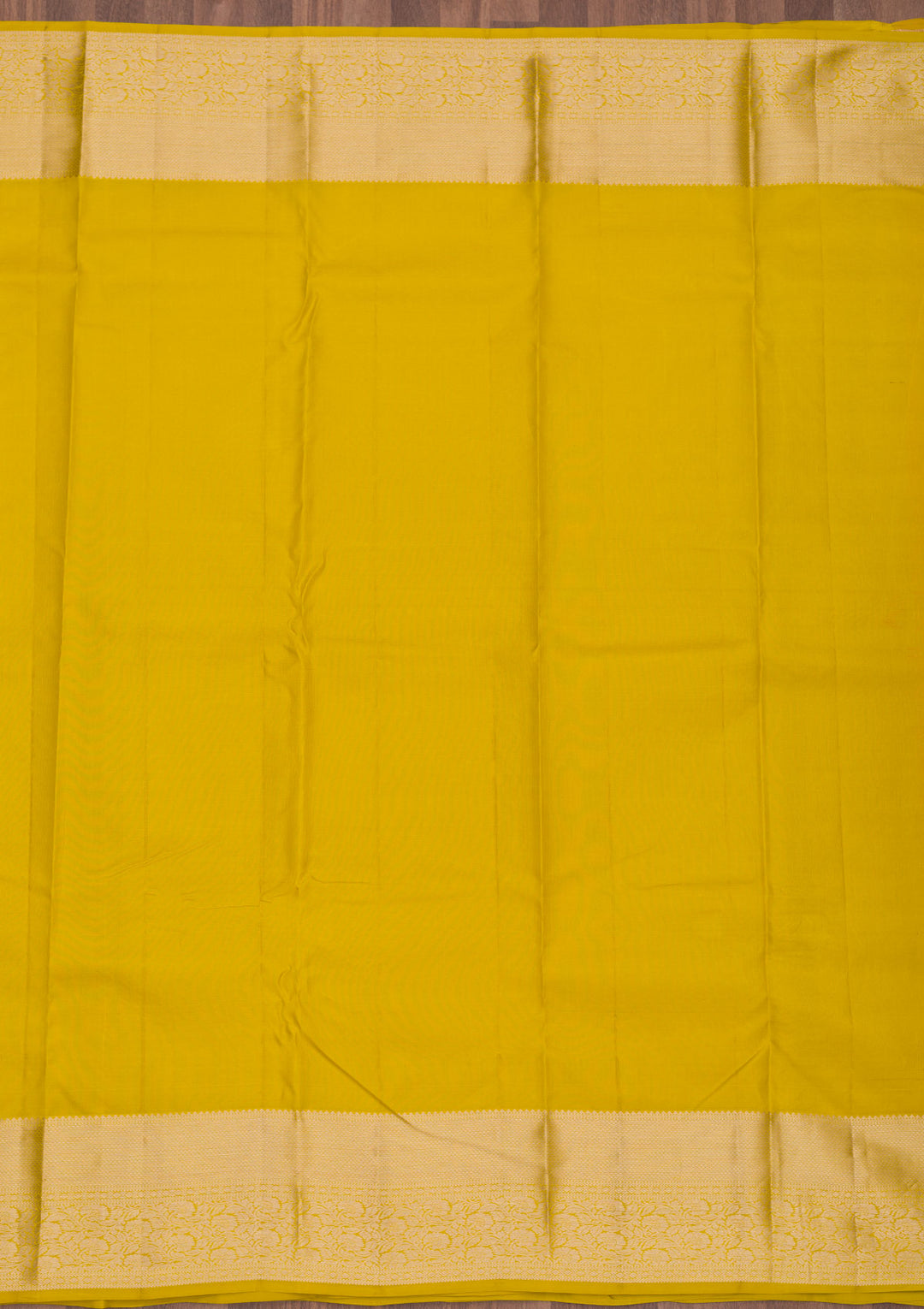 Mustard Zariwork Pure Silk Saree