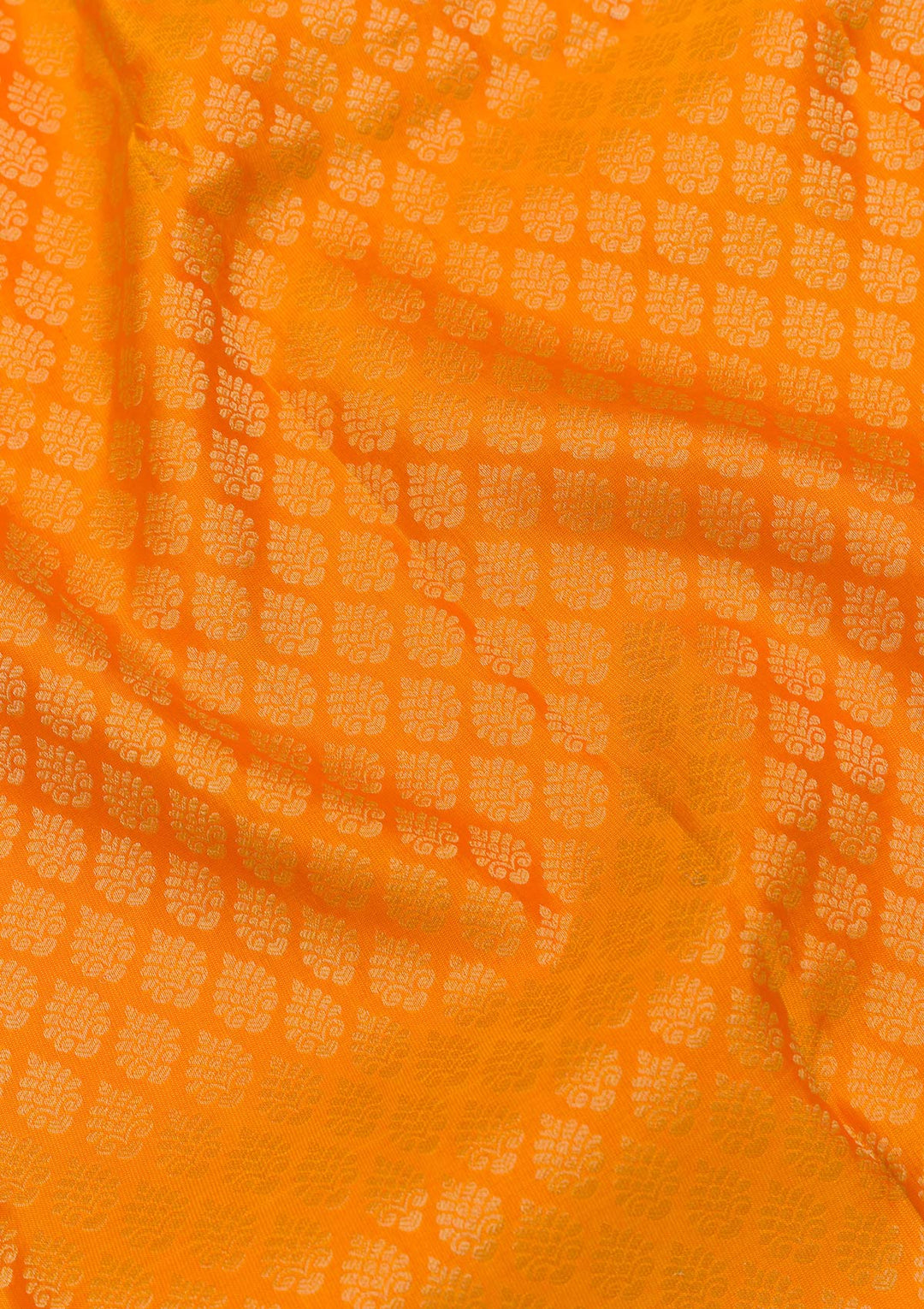 Mustard Silk Jaal Gold Zariwork Saree With Matching Blouse Piece
