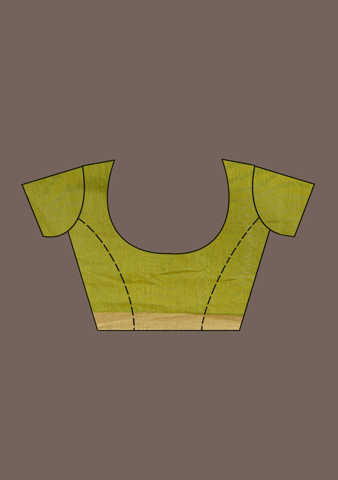 Mustard Zariwork Tissue Saree