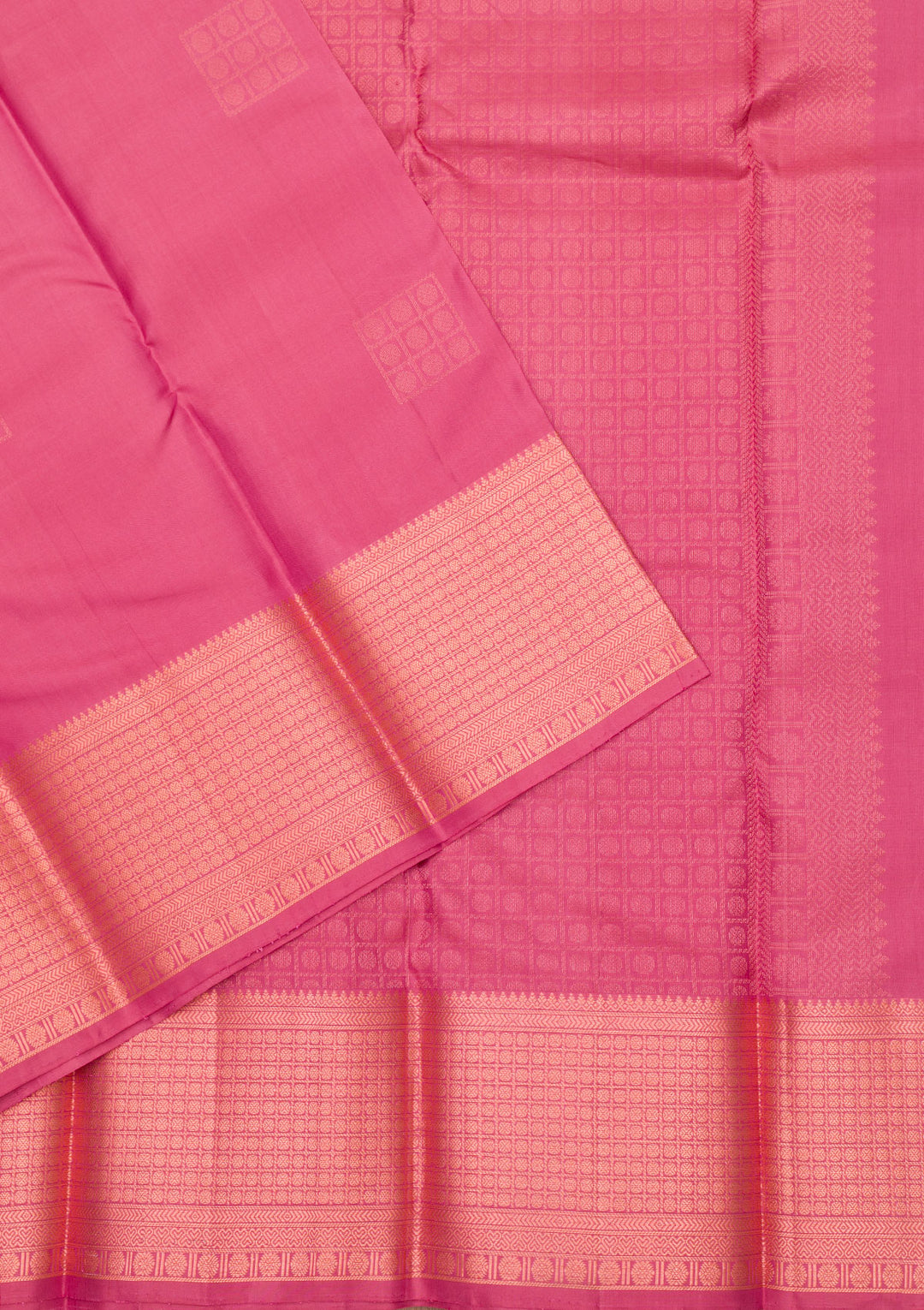 Onion Pink Zariwork Pure Silk Saree