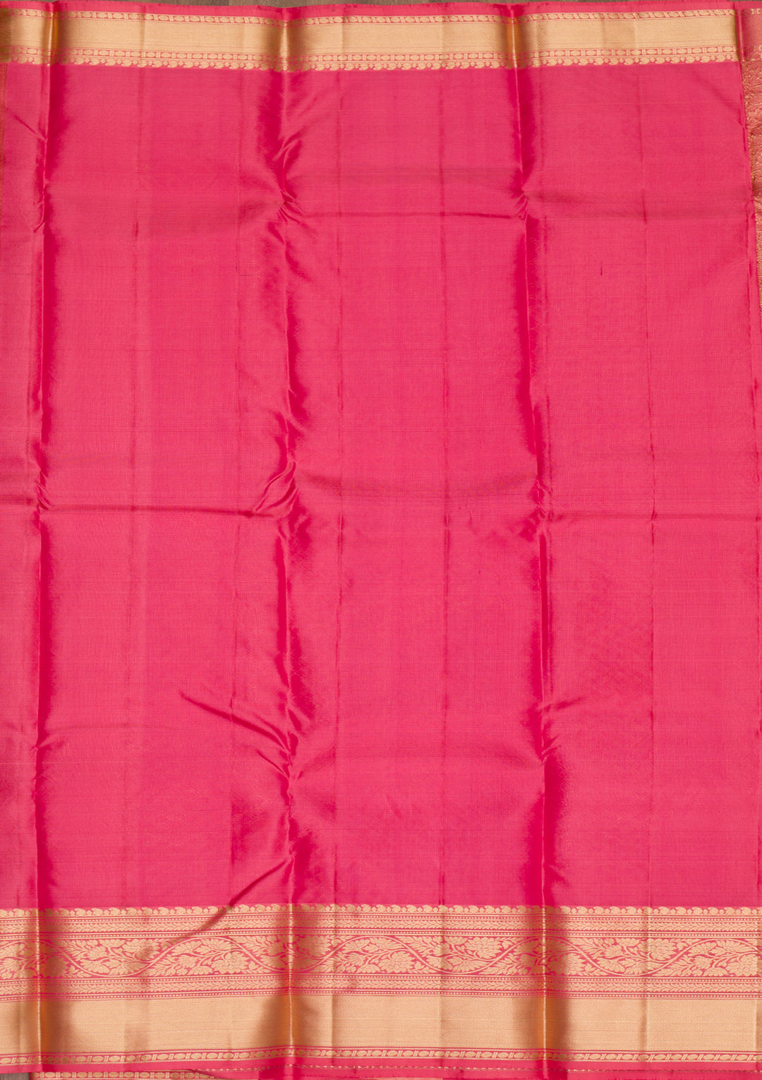 Onion Pink Silk Jaal Gold Zariwork Saree With Matching Blouse Piece