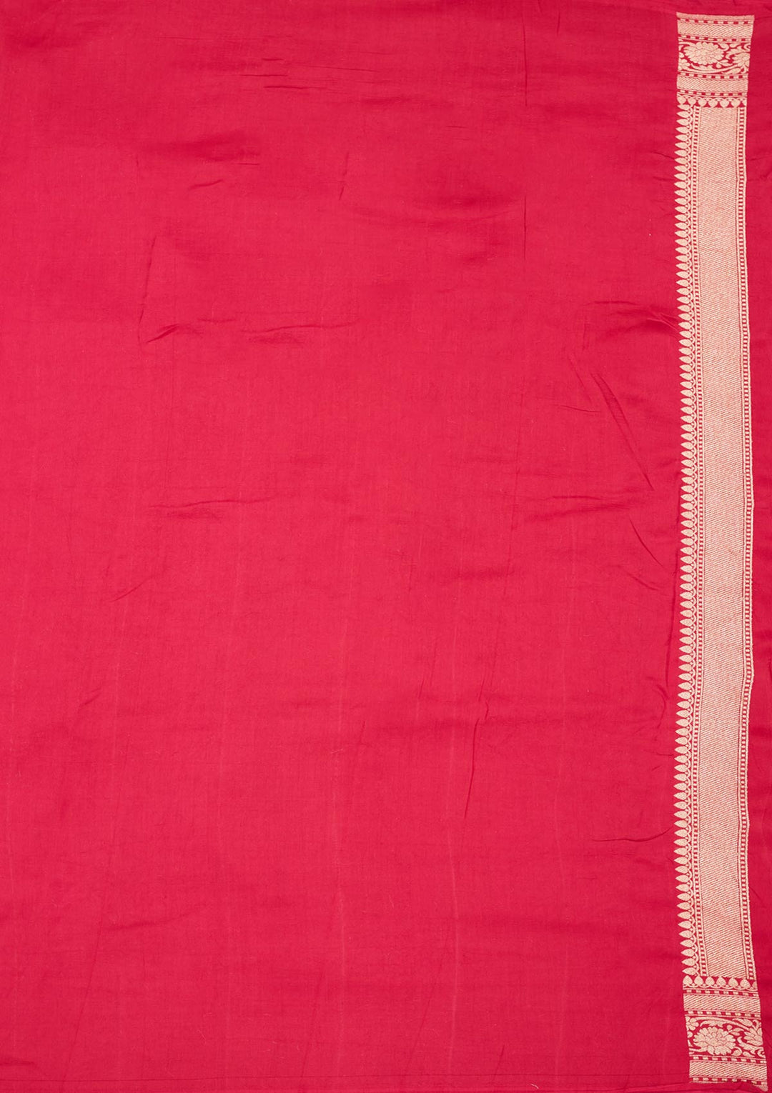 Onion Pink Silk Jaal Gold Zariwork Saree With Matching Blouse Piece