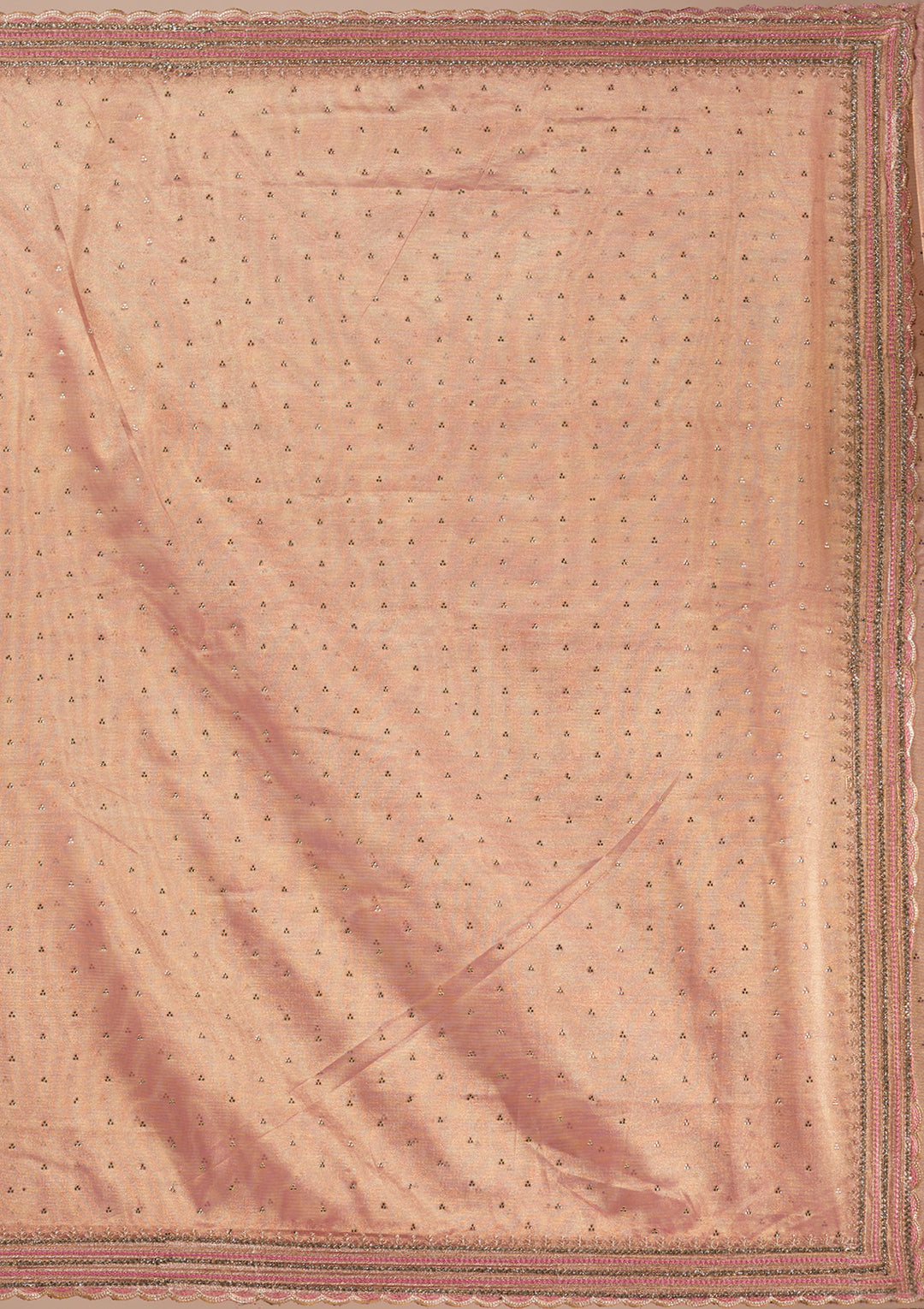 Mauve Zariwork Organza Saree