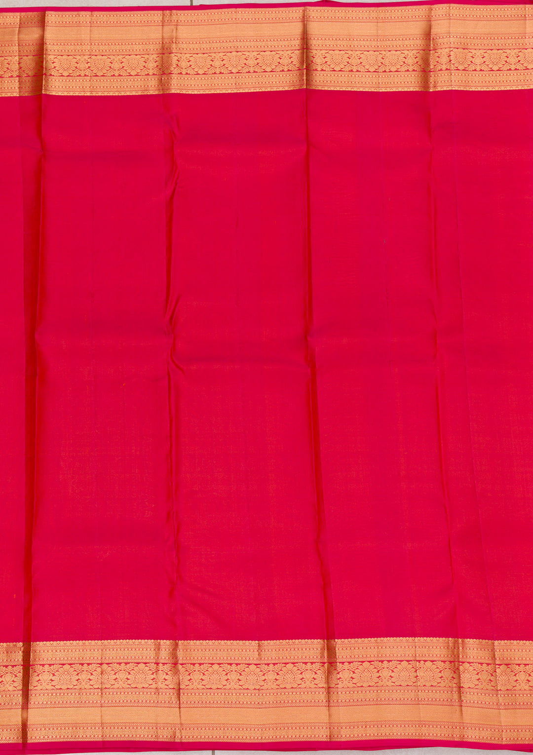 Orange Silk Jaal Gold Zariwork Saree With Matching Blouse Piece