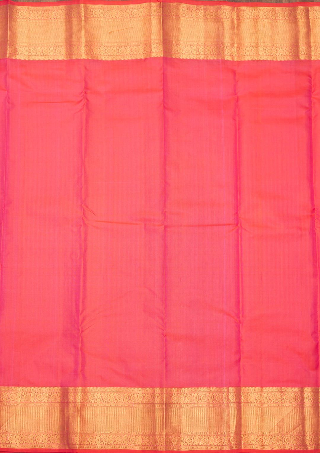 Peach Silk Buti Gold Zariwork Saree With Matching Blouse Piece