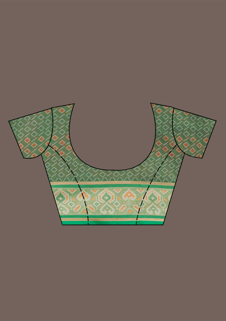 Pink Threadwork Art Silk Saree