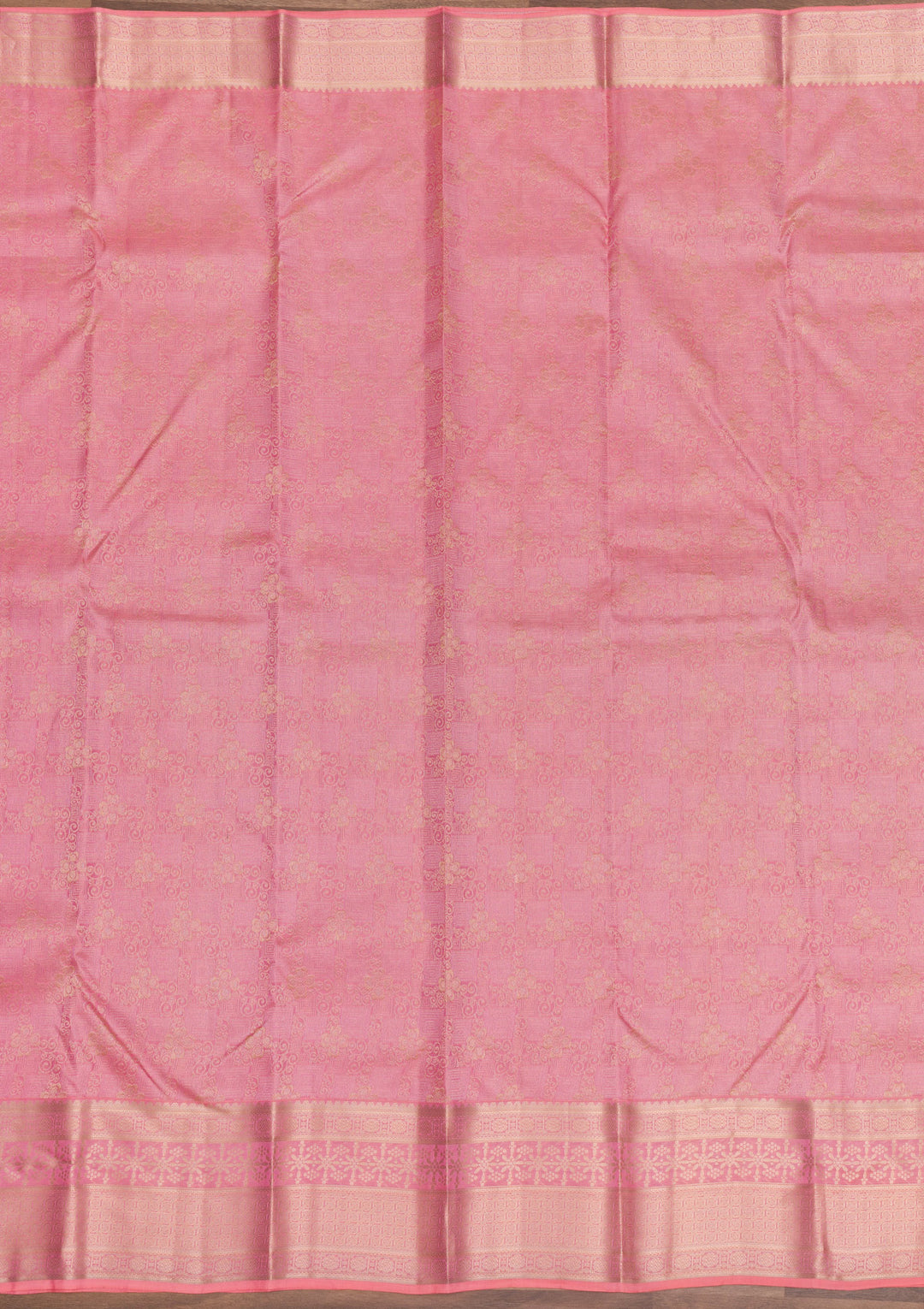 Pink Zariwork Pure Silk Saree-Koskii