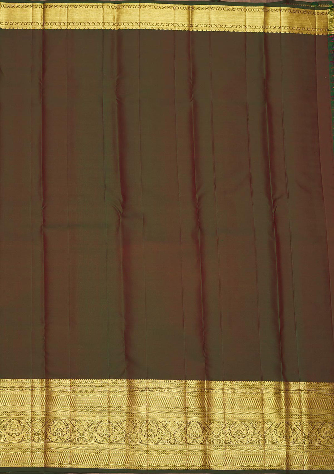 Pink Silk Jaal Gold Zariwork Saree With Matching Blouse Piece